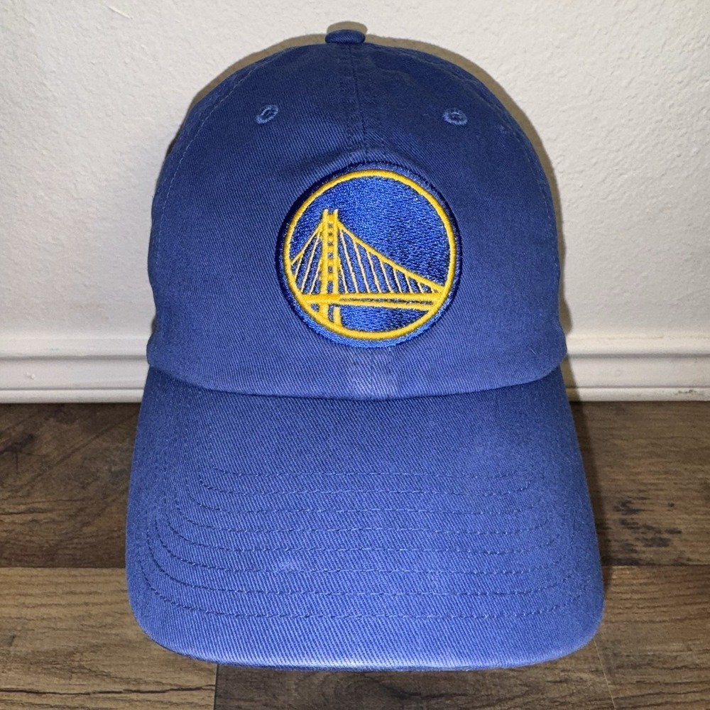 47 Brand Golden State Warriors  Blue Strapback Adjustable Hat Cap